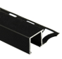 Perfil angular de aluminio «tipo Q» 8 mm - grafito