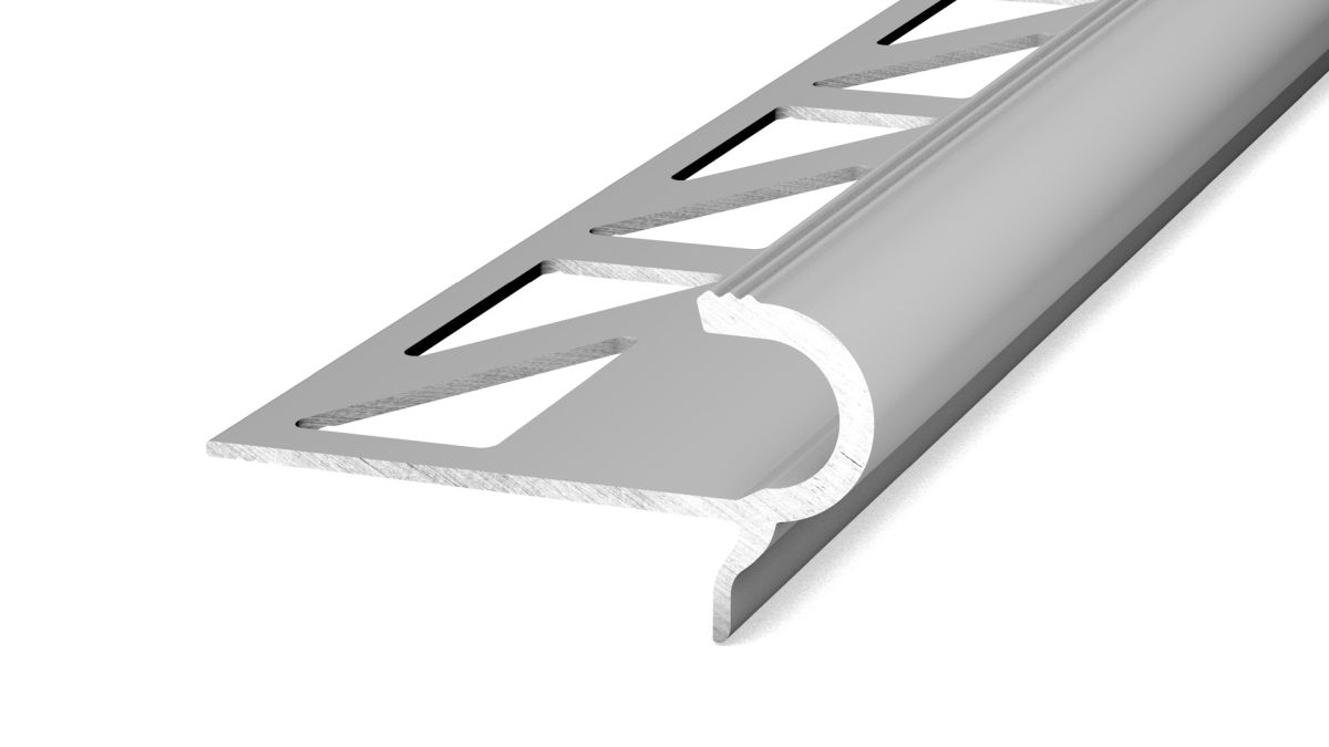Prinz profilo paragradino 10 mm - N. 789 - Argento - 250 cm