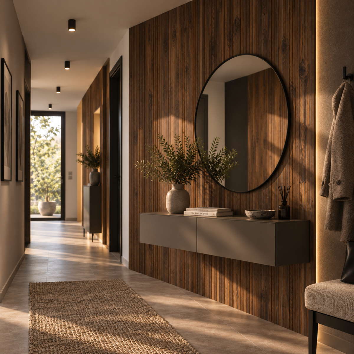 VERO Wandpaneel Mokka 17 x 260 cm | Moderne MDF Wandverkleidung