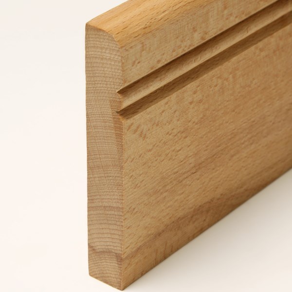 Alt-Reno Profil-Sockelleiste Massivholz 120mm - Buche geölt