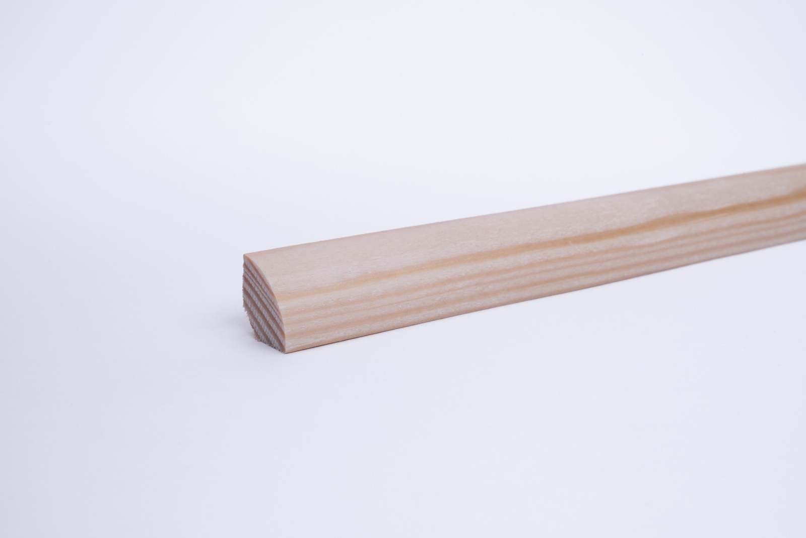 Viertelstableiste Massivholz 12 x 12mm Kiefer Geölt