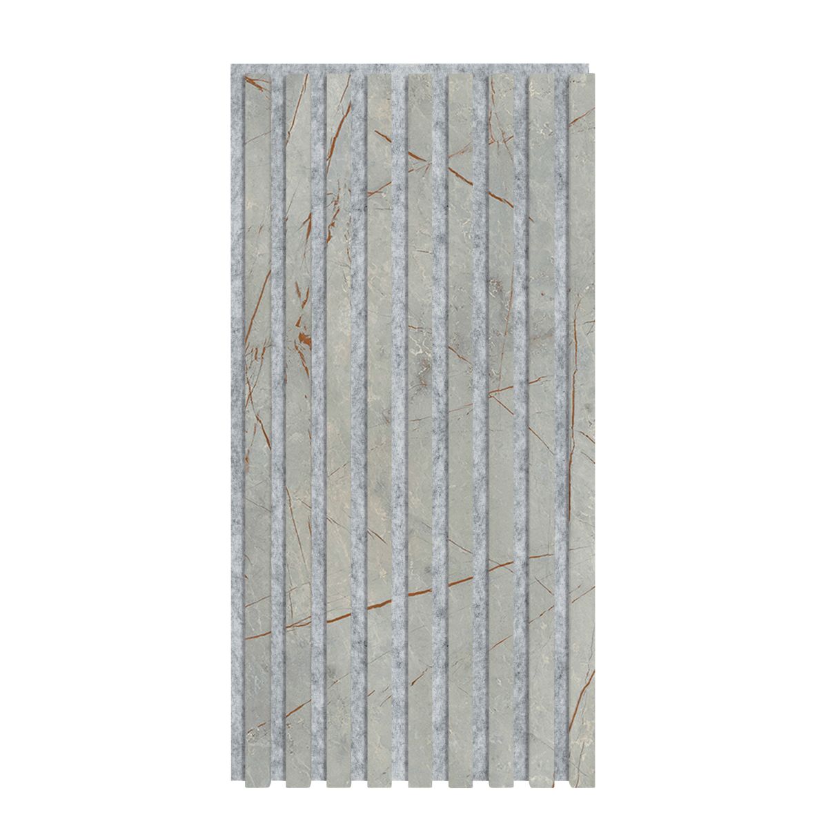 Acoustic panel 800 x 400 mm Golden Stone - acoustic felt grey - wall lining