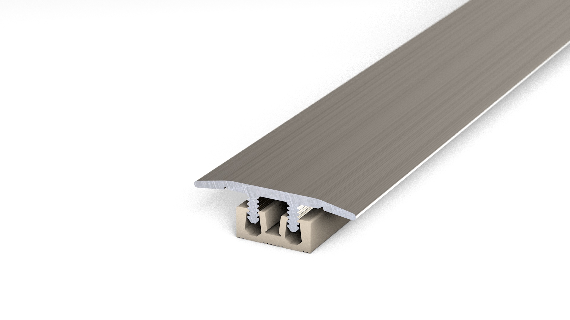 Prinz Profi-Design Übergangsprofil 27 mm - Nr. 338 - Edelstahl gebürstet - 200 cm