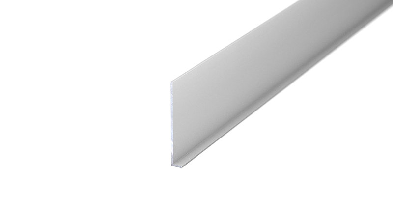 Prinz winkel-battiscopa 8 x 60 mm - N. 376 - Argento - 500 cm