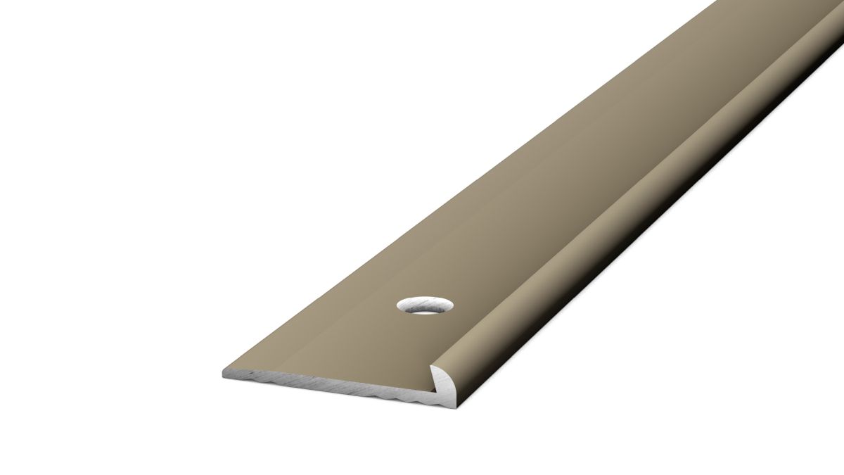 Prinz profilo di finitura 18 x 3 mm - N. 159 - Acciaio inox opaco - 250 cm