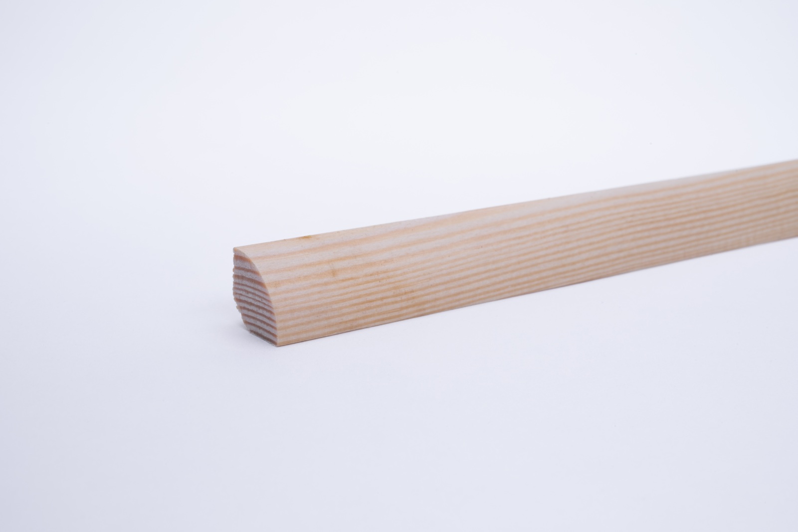 Viertelstableiste Massivholz 12 x 12mm Kiefer Roh