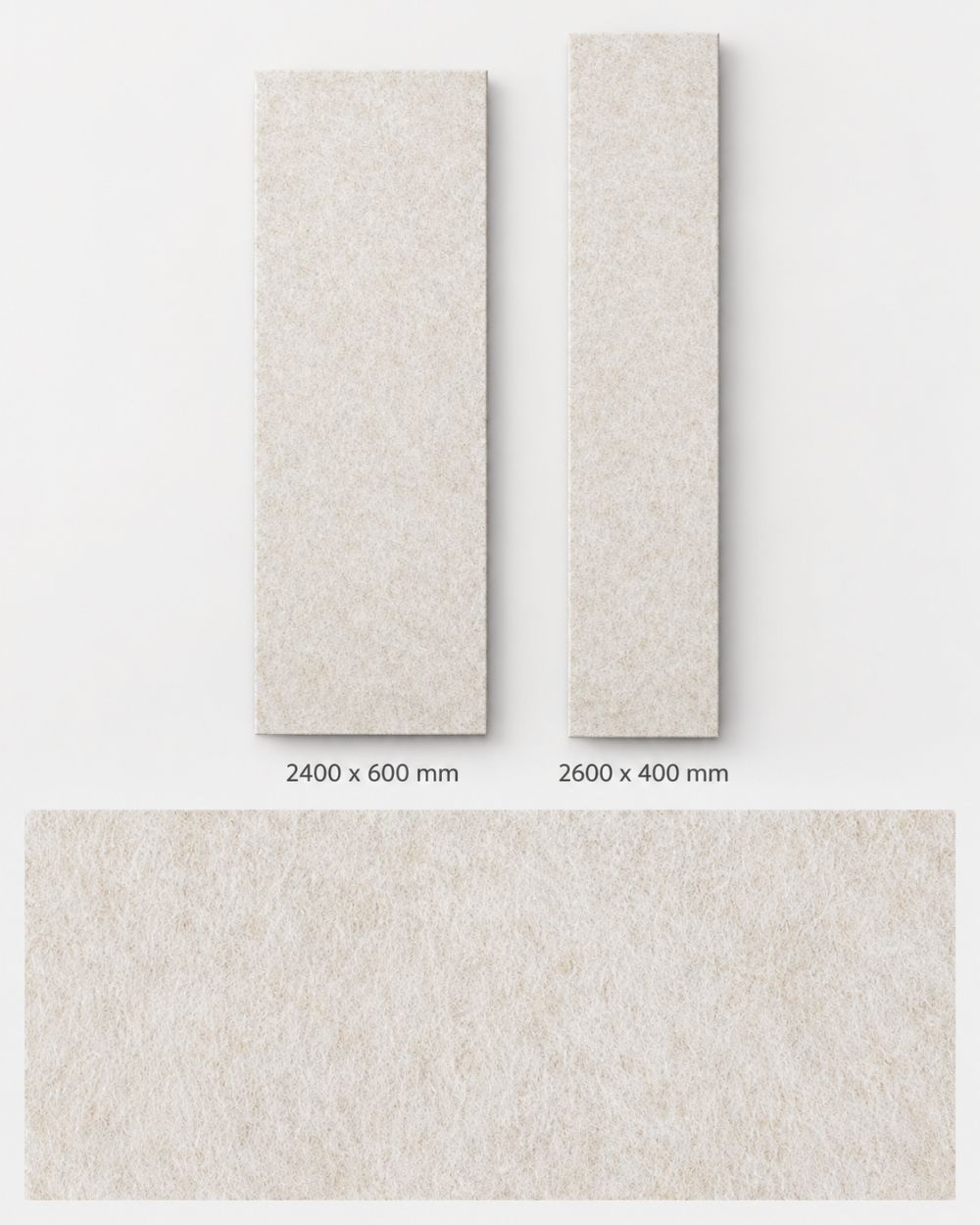 Feltro cashmere 2600 x 400 mm