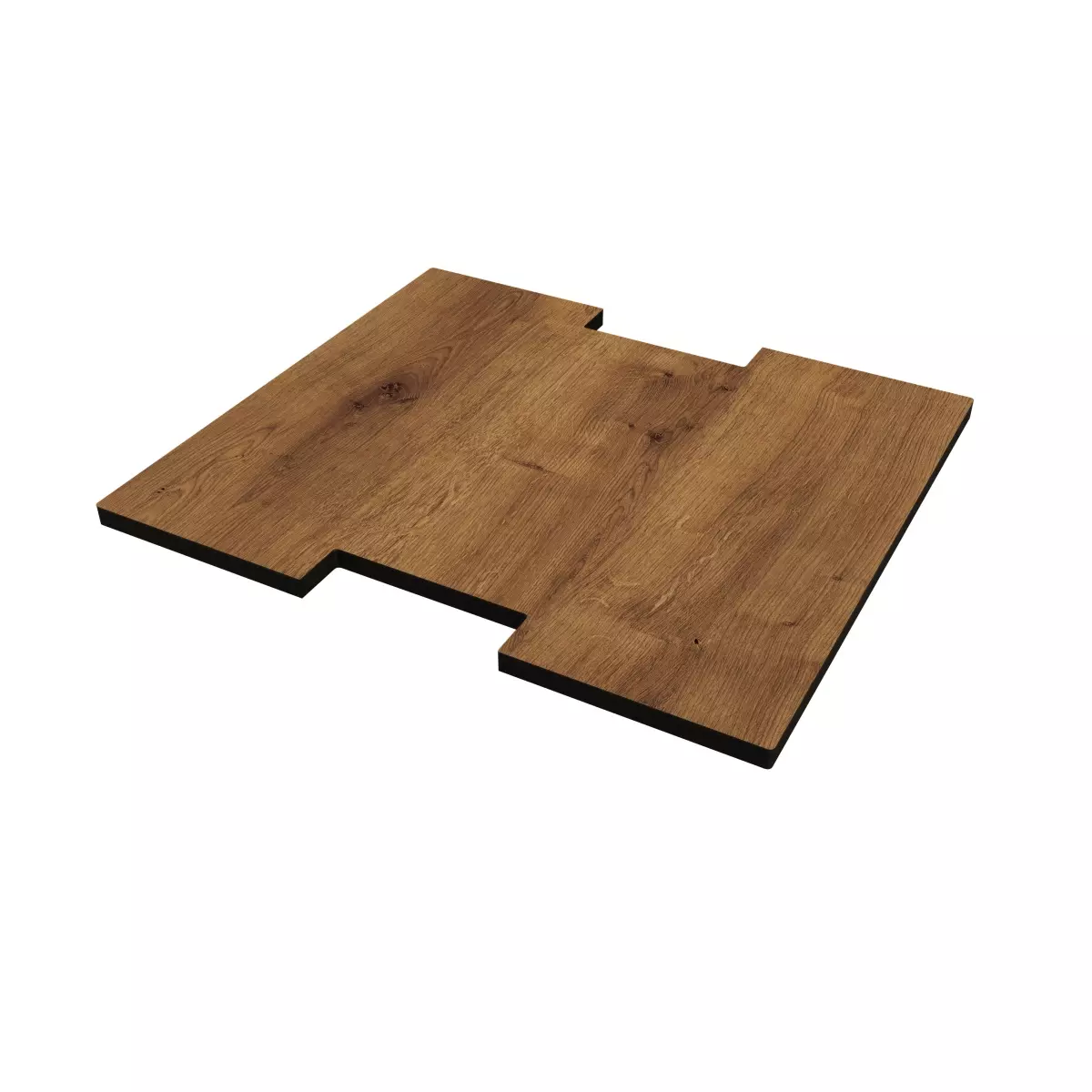 Cube shelf for design room divider - Rustic oak