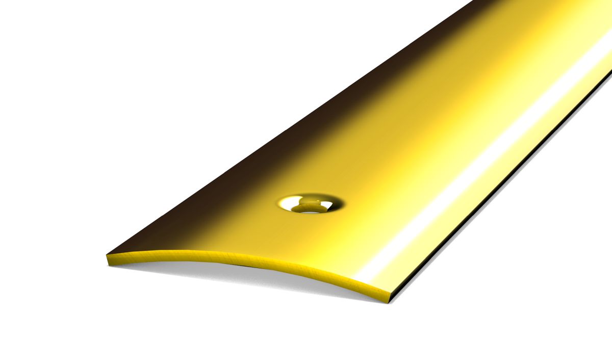 Prinz profilo di transizione 30 x 1,2 mm - N. 125 - Ottone massiccio - 270 cm