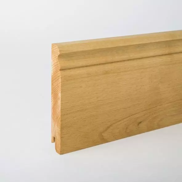 Skirting board Berlin profile 120mm - beech oiled