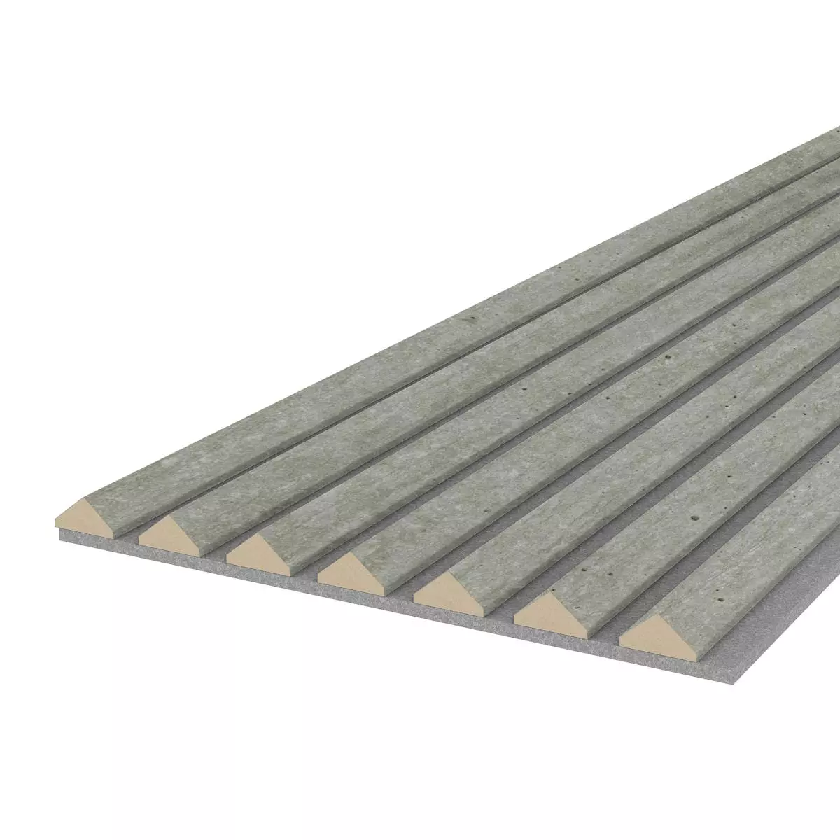 Sample K2 - Concrete - Acoustic felt Grey