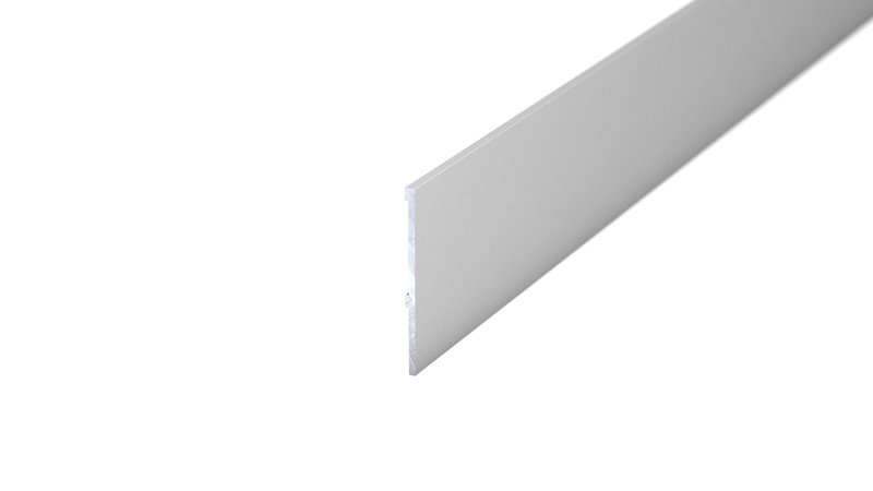 Prinz alu-profilo piatto 2 x 60 mm - N. 911 - Argento - 300 cm