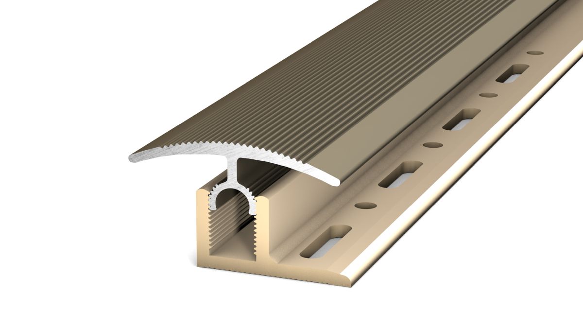 Prinz PROFI-TEC MASTER profilo di transizione 34 mm - N. 314 - Acciaio inox opaco - 270 cm