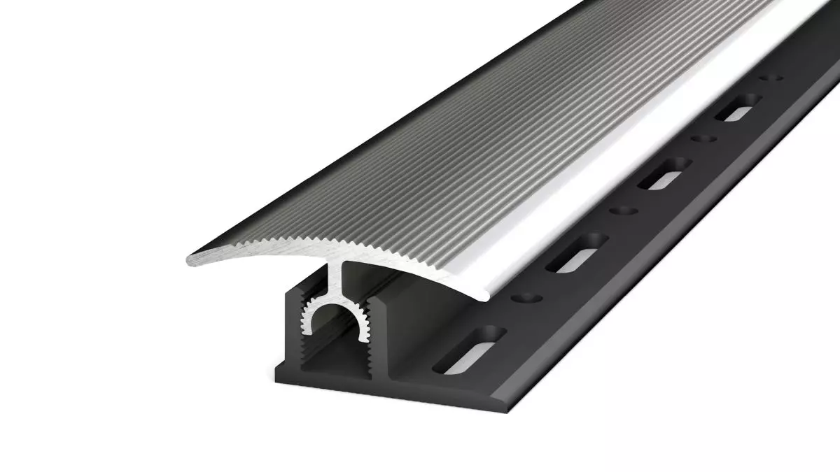 Profi-Tec MASTER transition profile 300 - For flooring thicknesses from 7 - 15 mm polished stainless