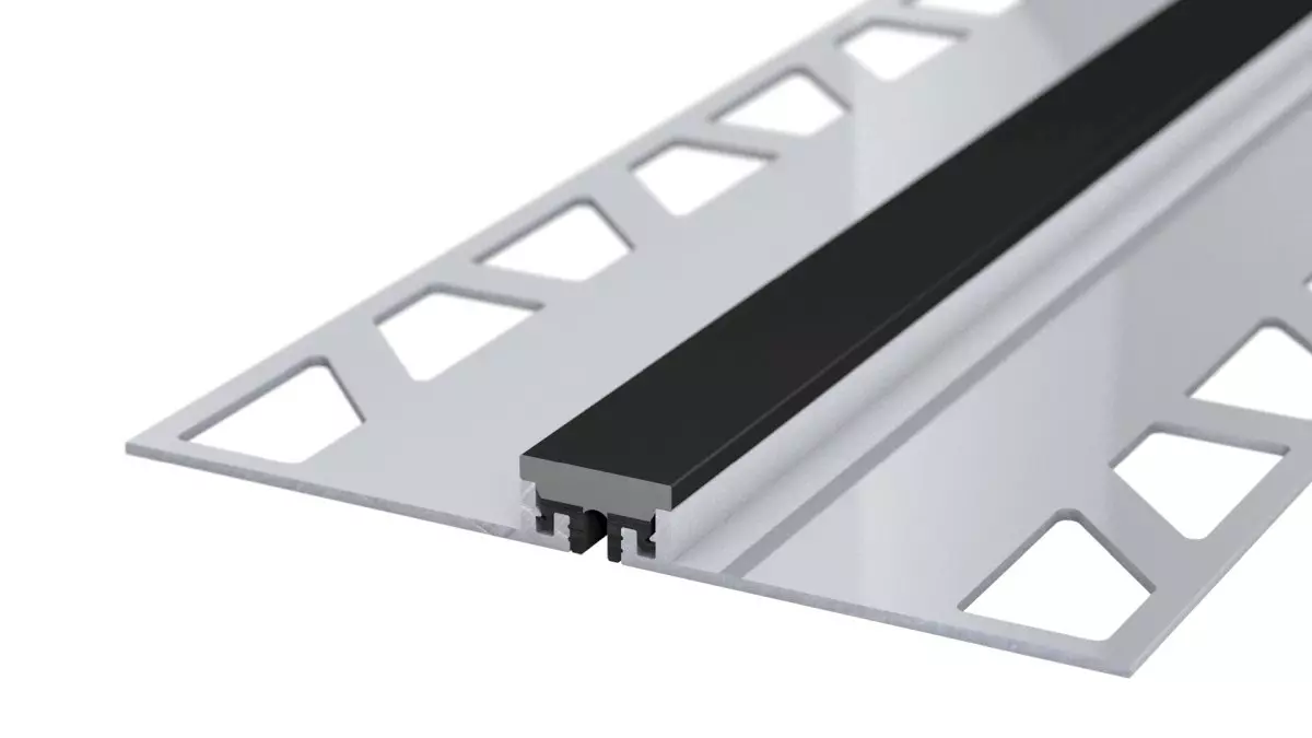 DilaTec 779 Expansion joint system for 4-6mm coverings - Black 2,5m