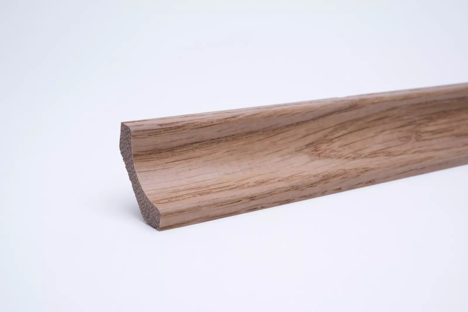 Hohlkehlleiste Massivholz 22 x 22mm Eiche Lackiert