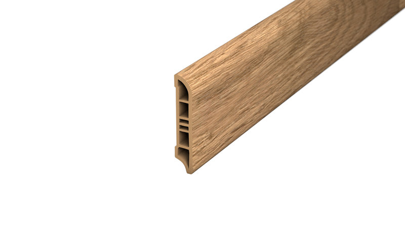 Prinz cellpro 60 battiscopa con kammern, PVC - N. 813 - Honey oak 240 cm