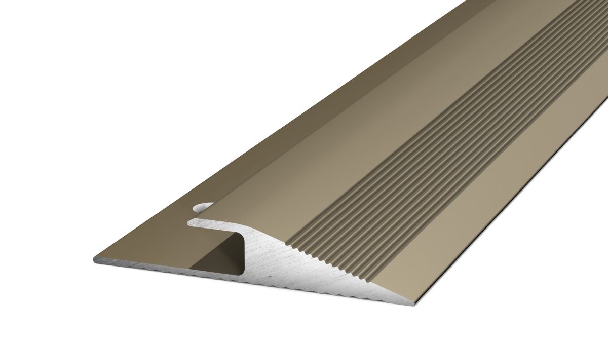 Prinz profilo rampa 39 x 6,8 mm - N. 269 - Acciaio inox opaco - 250 cm