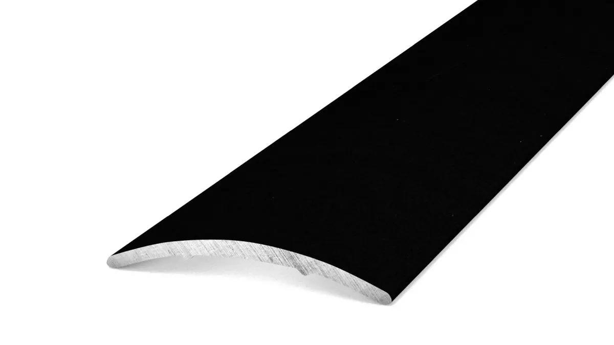 Transition profile 30 mm self-adhesive Black powder-coated - 1.00 m
