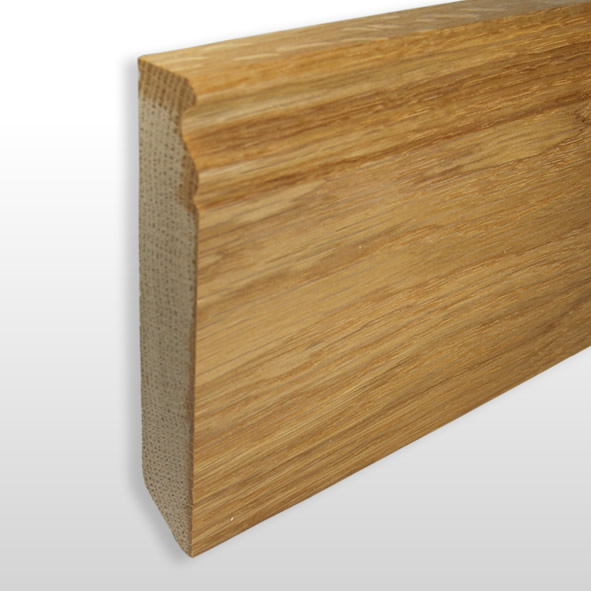 Sockelleiste Berliner Profil 100mm - Eiche geölt