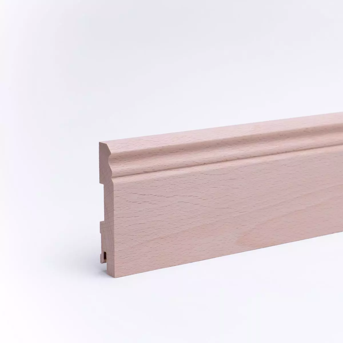 Skirting board Berlin profile 120mm - raw beech