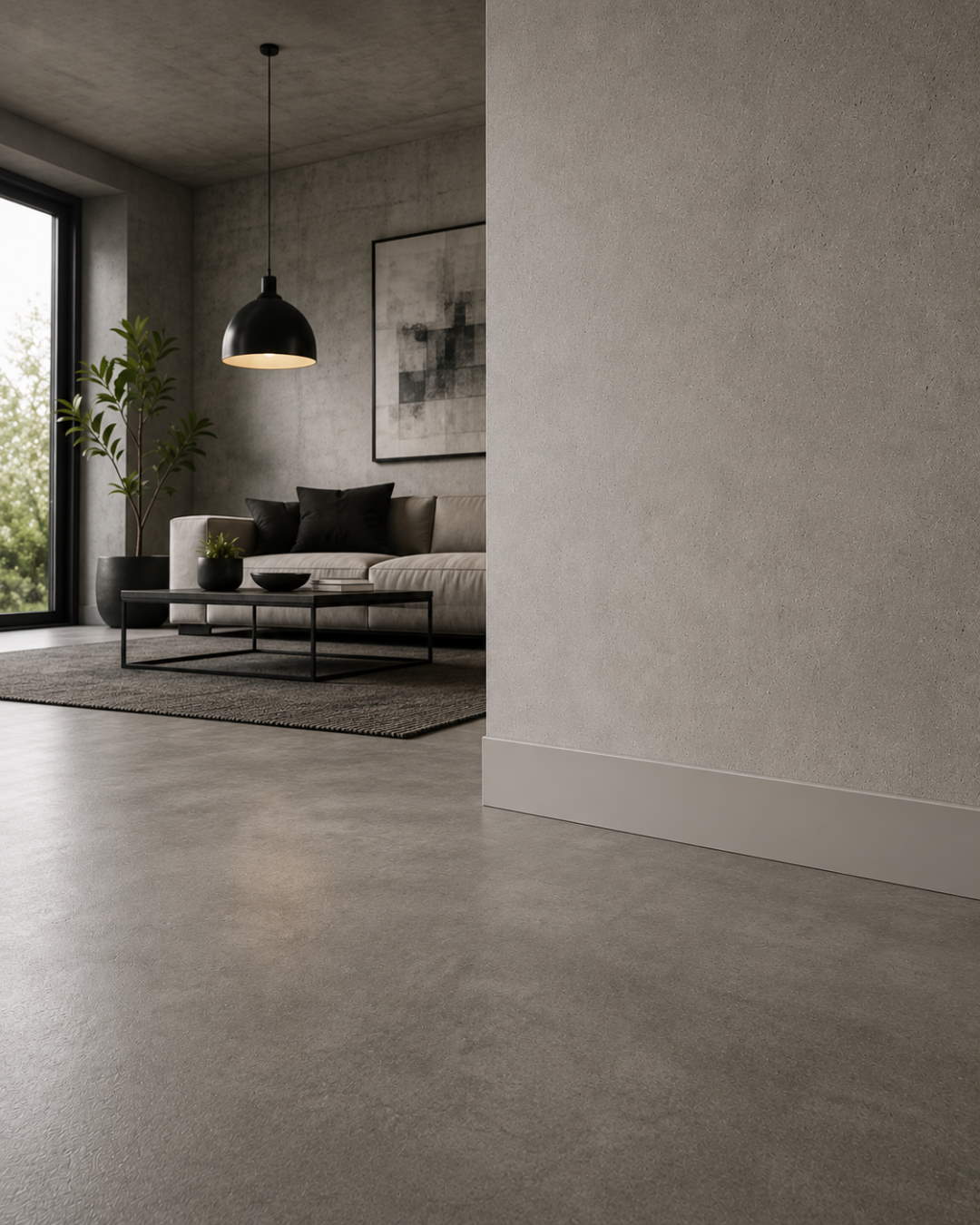 Decor plinthes 60mm gris sable