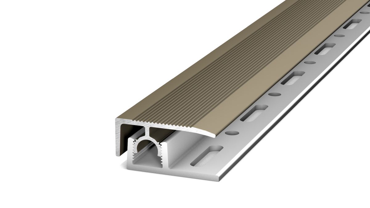 Prinz PROFI-TEC JUNIOR profilo di finitura 26 mm - N. 320 - Acciaio inox opaco - 270 cm