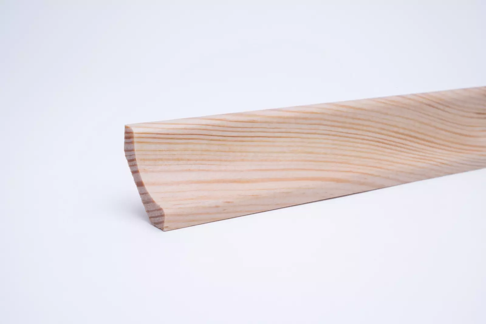 Hohlkehlleiste Massivholz 22 x 22mm Kiefer Lackiert