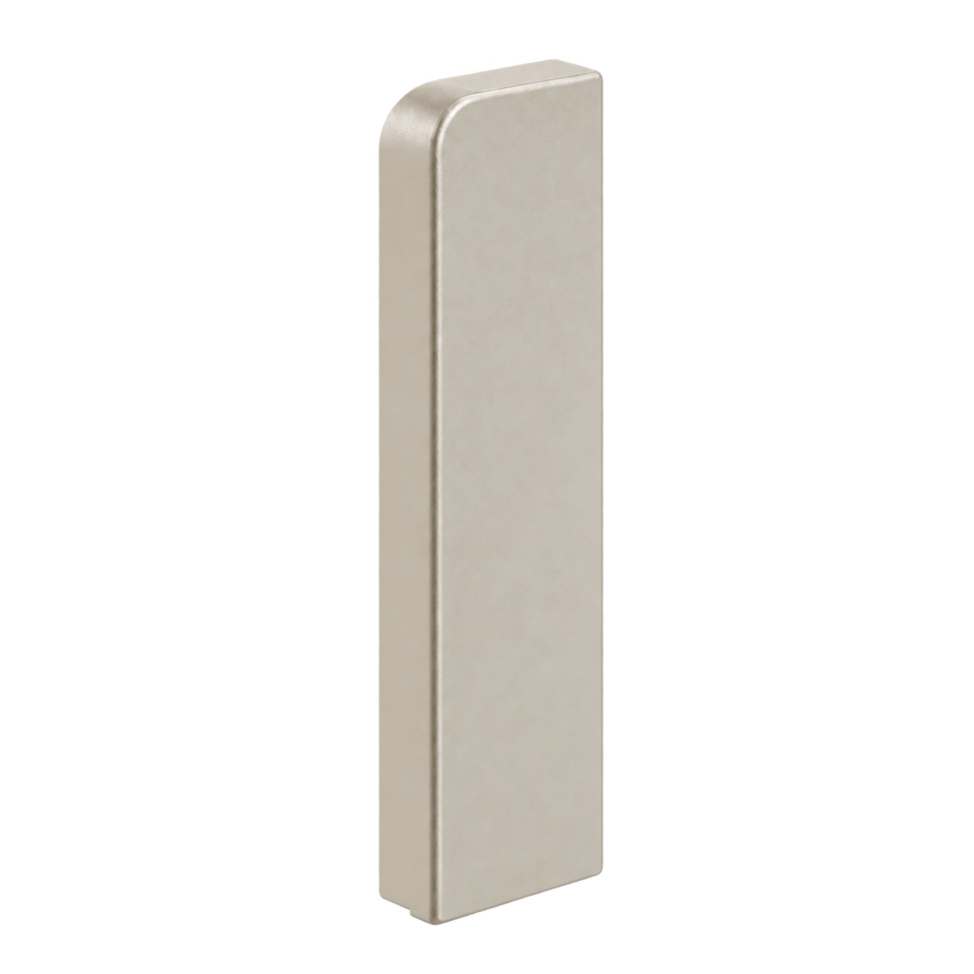 Embout droit pour plinthe Pure-Flex 80 mm cachemire