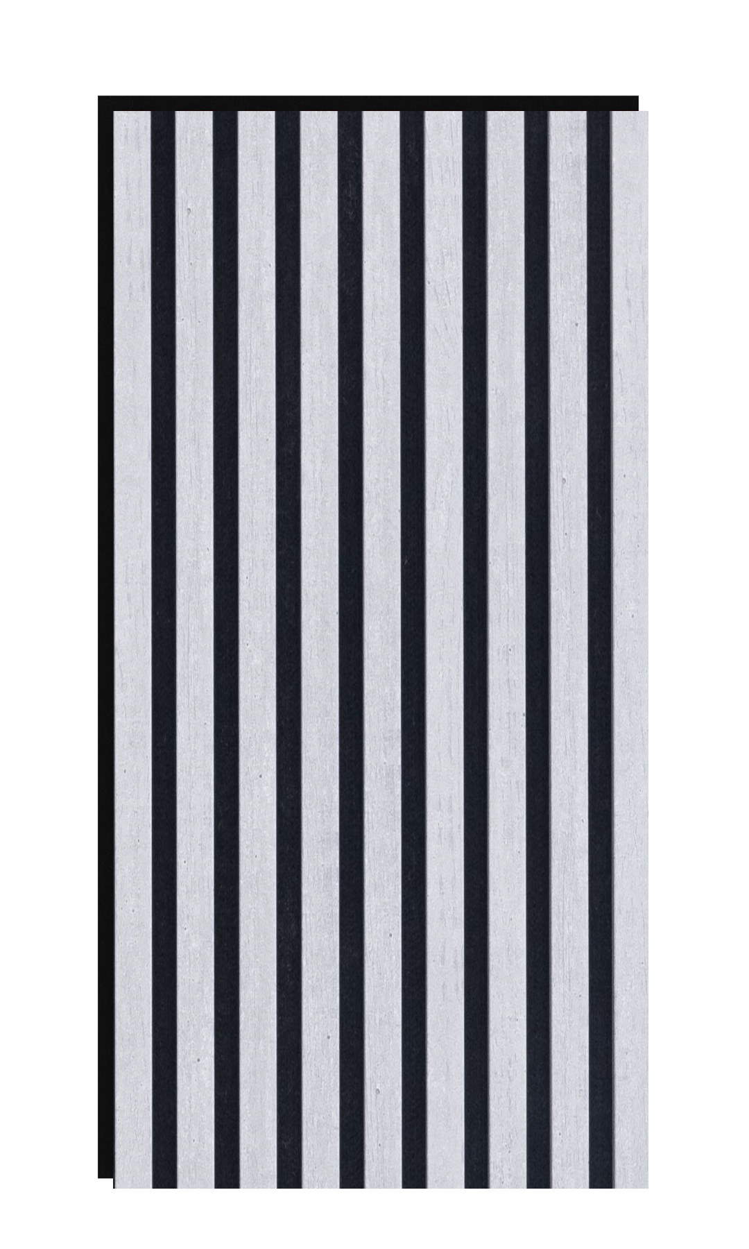 Acoustic panel 800 x 400 mm concrete - acoustic felt black - wall cladding