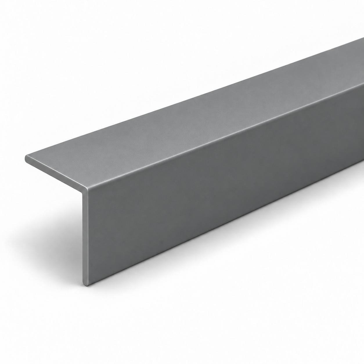 Hart-PVC Winkelprofil 30 x 30 mm - Eckschutzwinkel - 2,5 m - grau