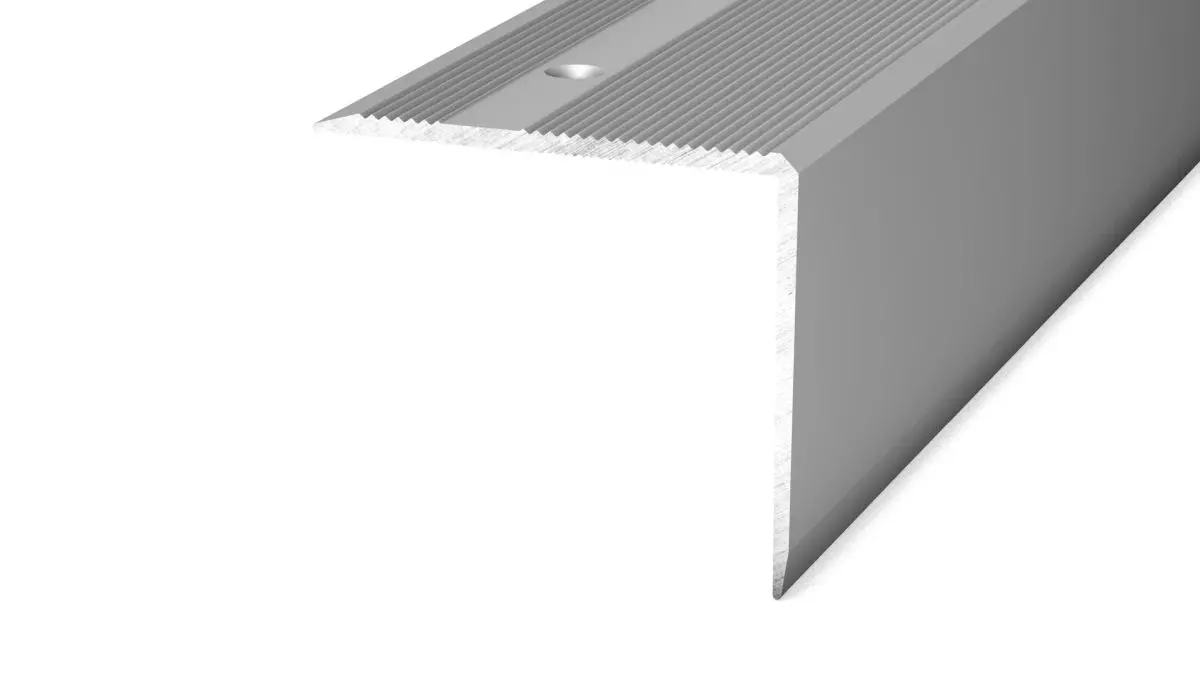 Stair edge profile 45 x 40 mm silver - 2,50 m