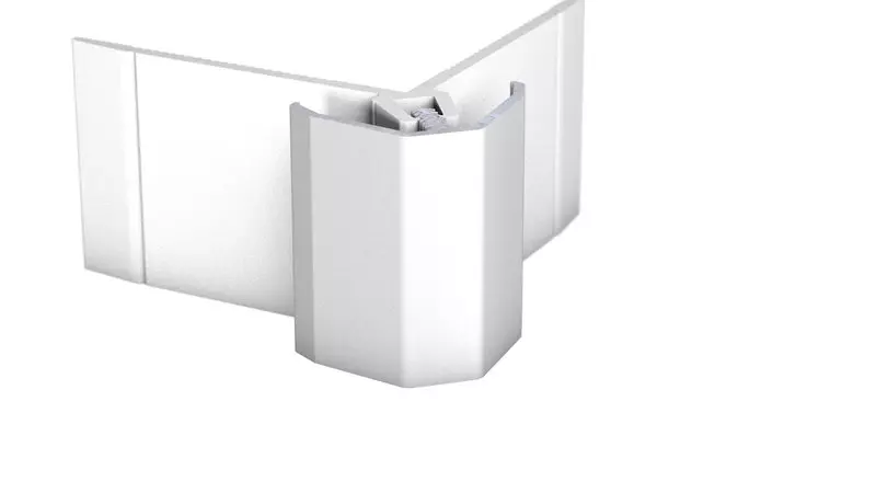 MuraTec Alu-Außenwinkel, Silber - für Belagstärken 3,0 - 5,0 mm