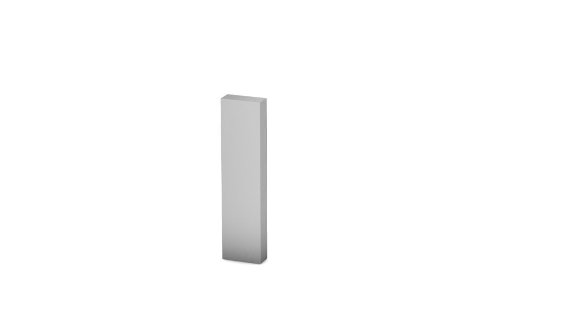 end cap left for metal skirtings CULTUS 45 - Silver