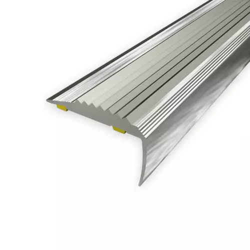 Treppenkante 40x20 mit Gummi-Einlage grau, 0,90 m