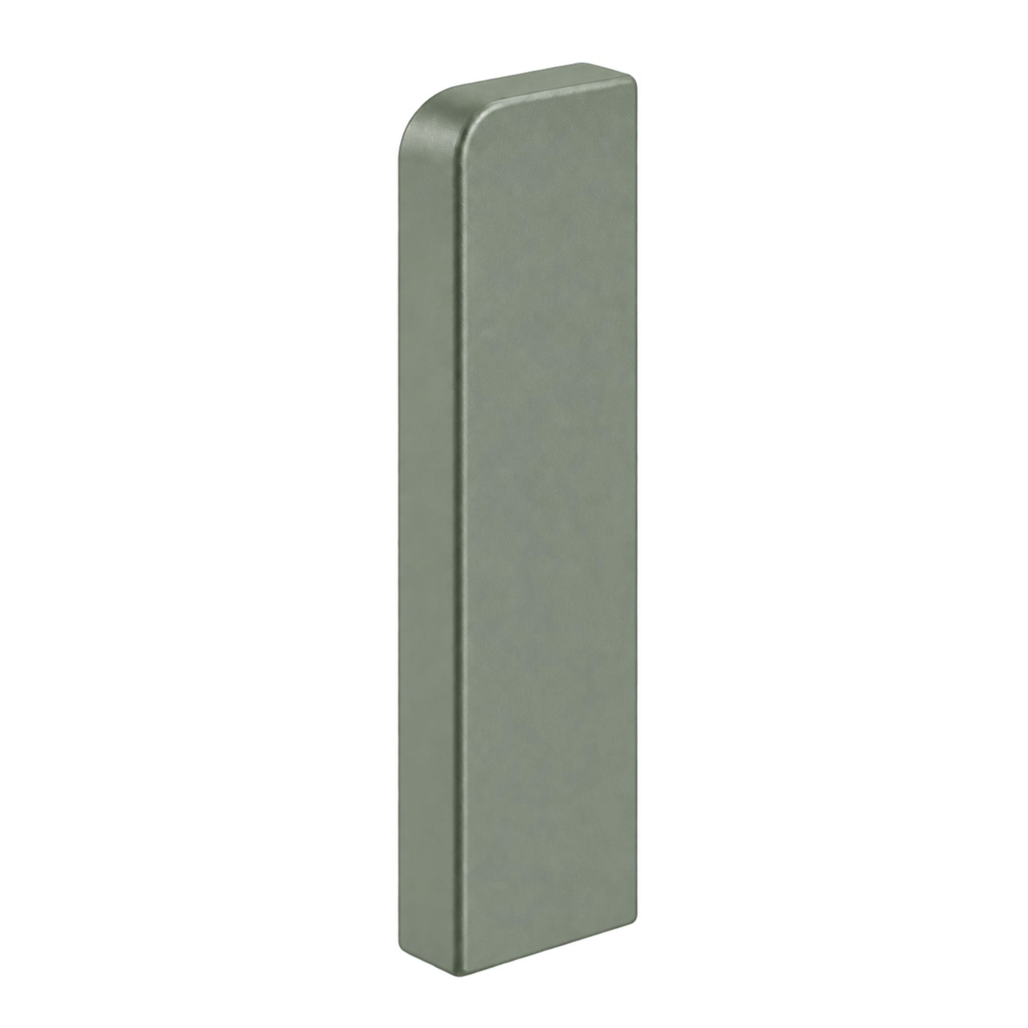 Embout droit pour plinthe Pure-Flex 80 mm, vert sauge