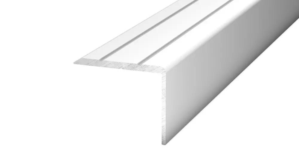 Angle profile 24,5 x 20 mm - 1,00 m for gluing - silver