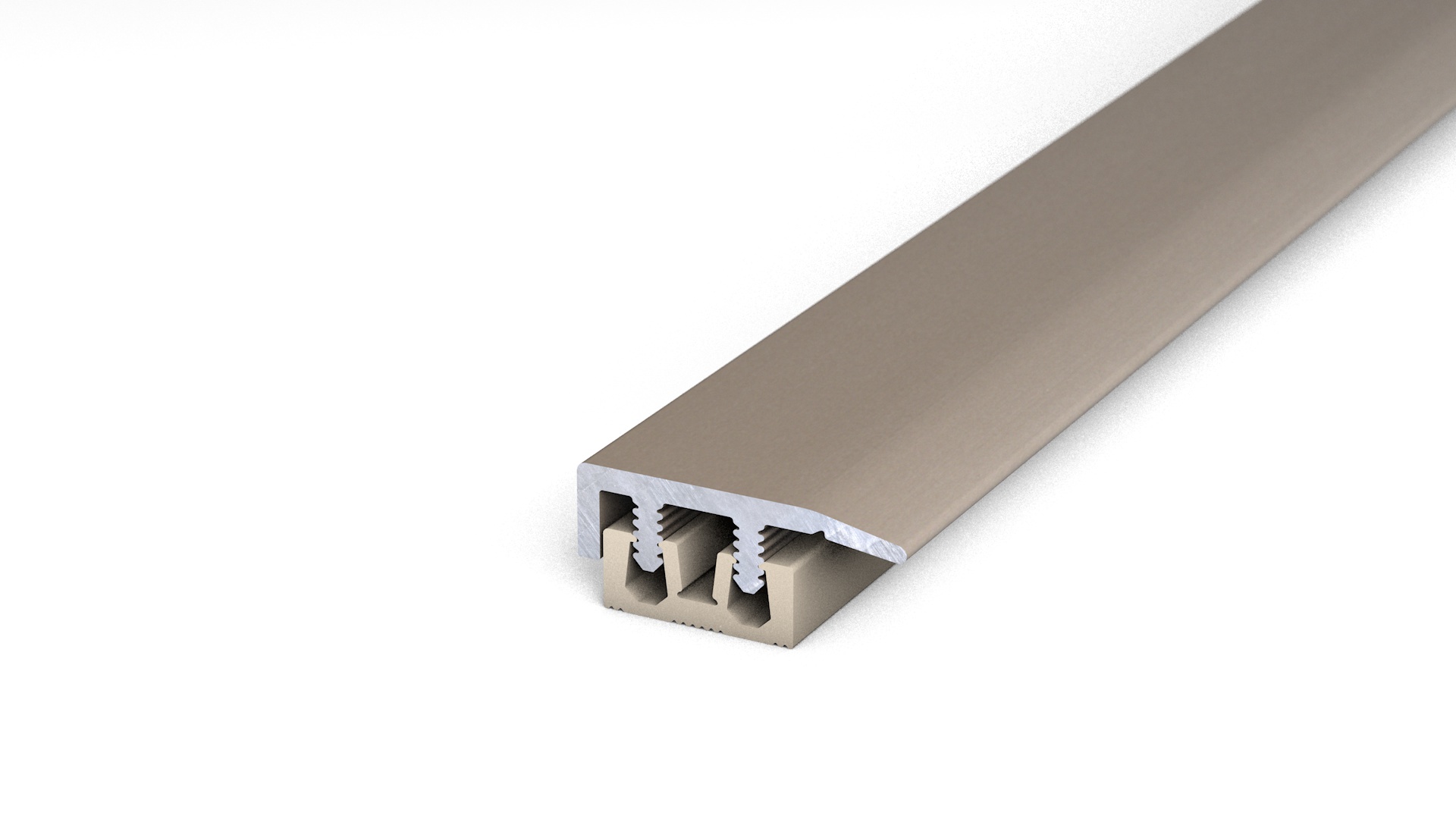 Prinz Profi-Design Abschlussprofil 21 mm - Nr. 333 - Edelstahl matt - 200 cm