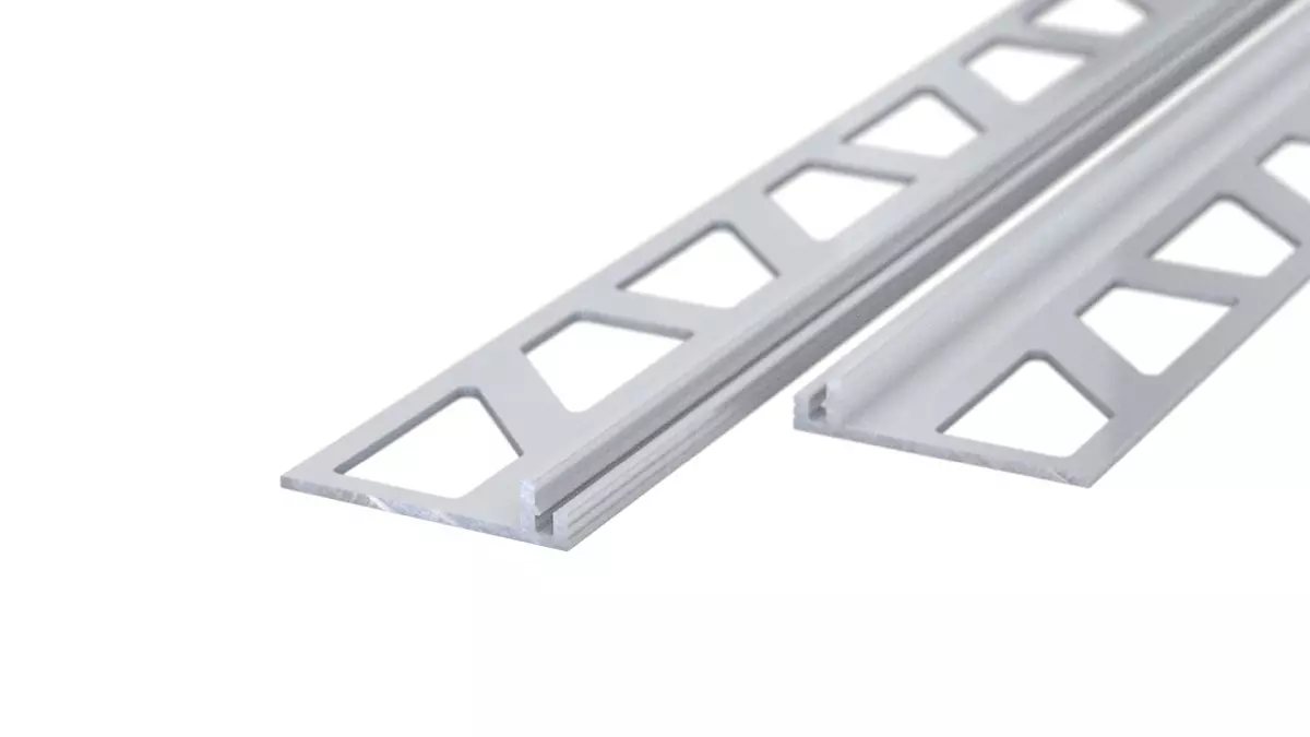 DilaTec 778 Dehnfugen-Basisprofil - für Beläge bis 6mm - Aluminium natur 2,5m