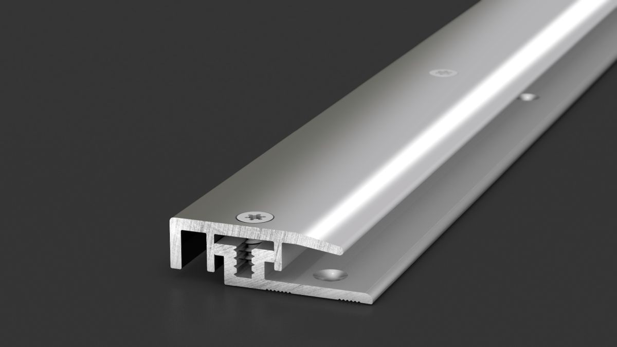 Prinz LPS design profilo di finitura 23 mm - N. 328 - Acciaio inox lucidato - 100 cm