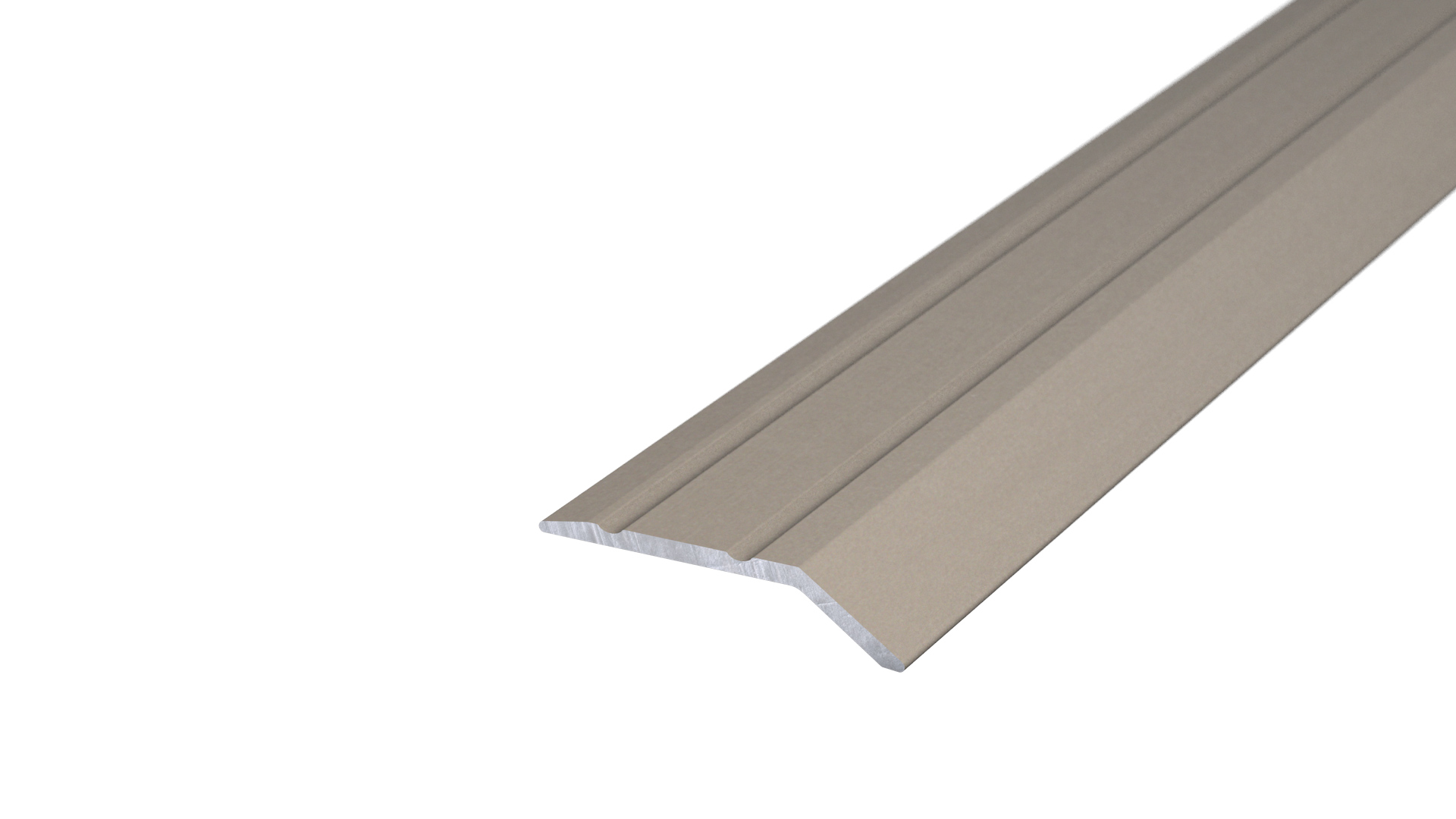 Prinz profilo di finitura 30 mm - N. 145 - Acciaio inox opaco - 270 cm