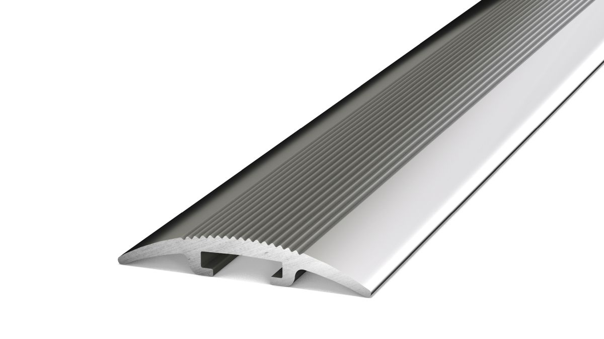 Prinz D.O.S. profilo di transizione 30 mm - N. 201 - Acciaio inox lucidato - 270 cm