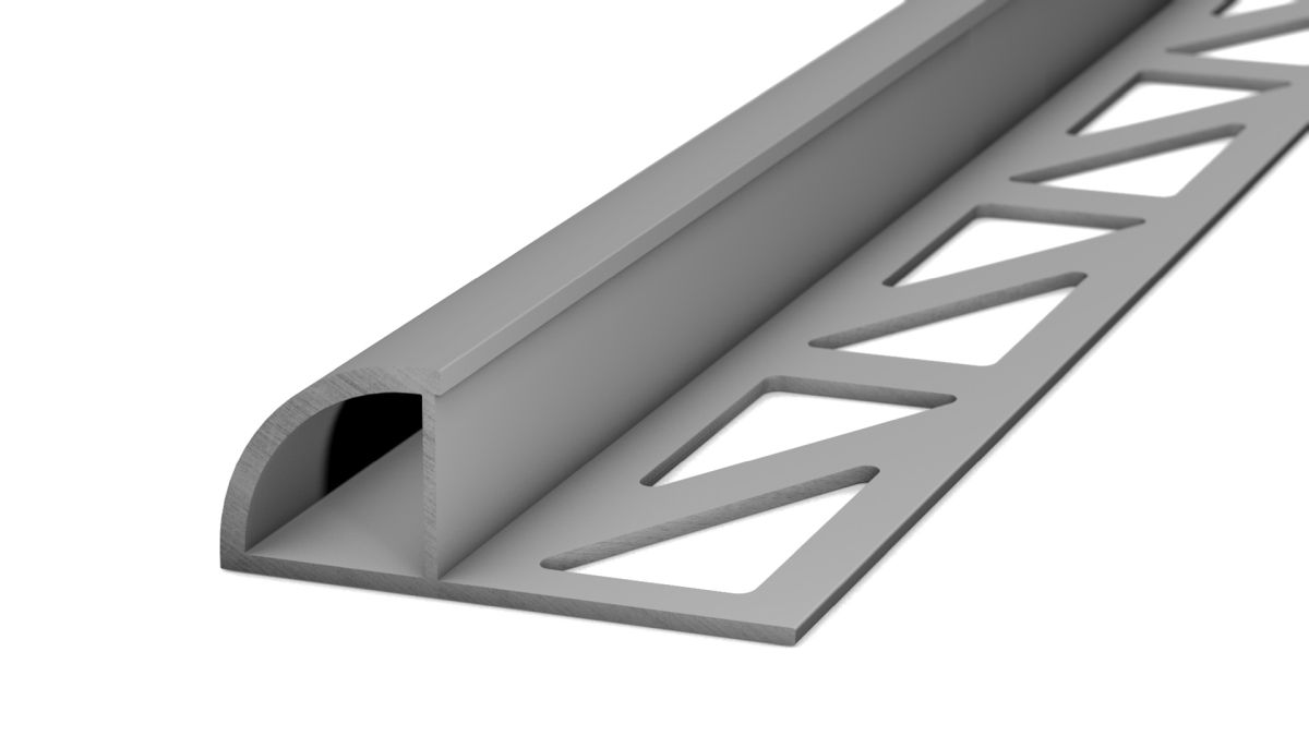 Prinz profilo quarto di tondo 11 mm - N. 746 - Argento opaco - 250 cm