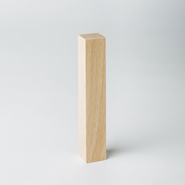 Massivholz Universal-Eckblock Buche Lackiert