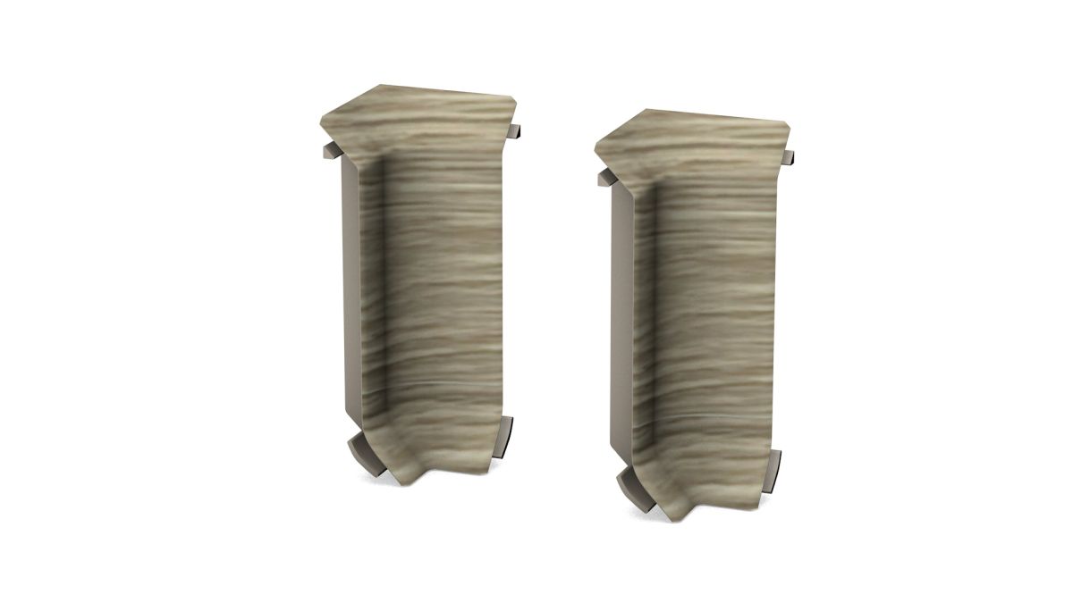 Prinz angoli interni - Plastica. per hartschaum-battiscopa 60 mm. - N. 811 - Rovere barbate