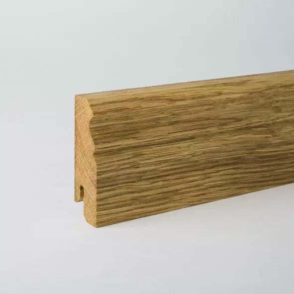 Sockelleiste Berliner Profil 80mm - Eiche geölt