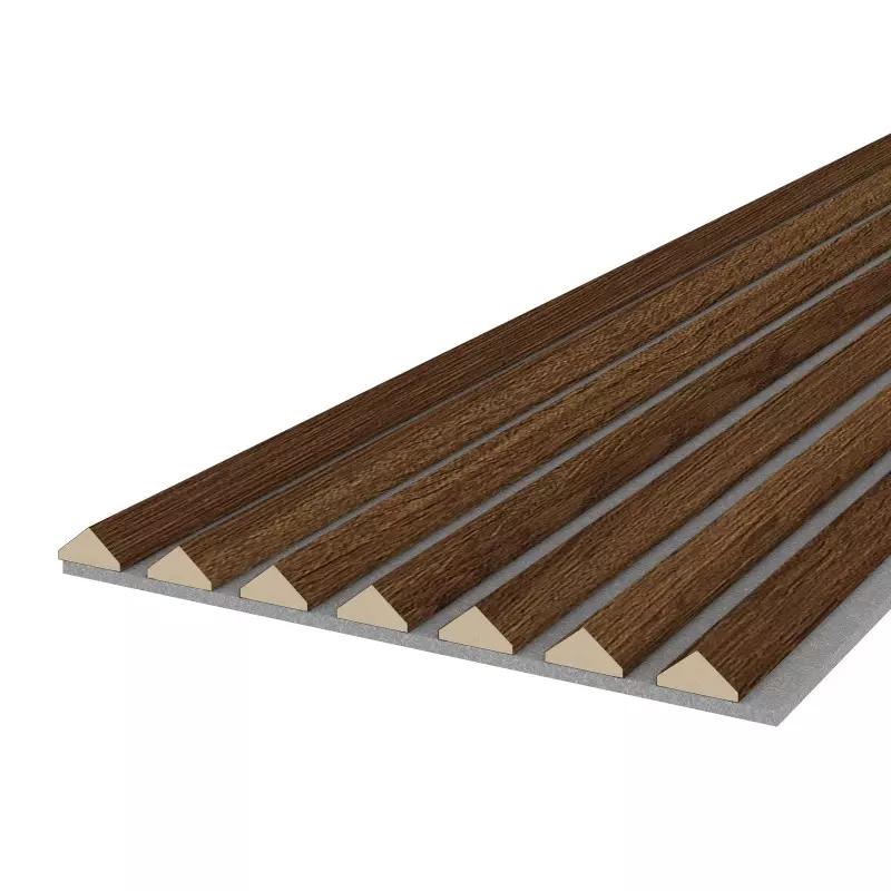 Sample K2 - dark oak - acoustic felt grey