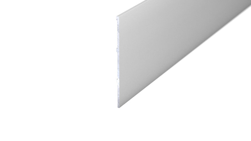 Prinz alu-profilo piatto 2 x 100 mm - N. 915 - Argento - 300 cm