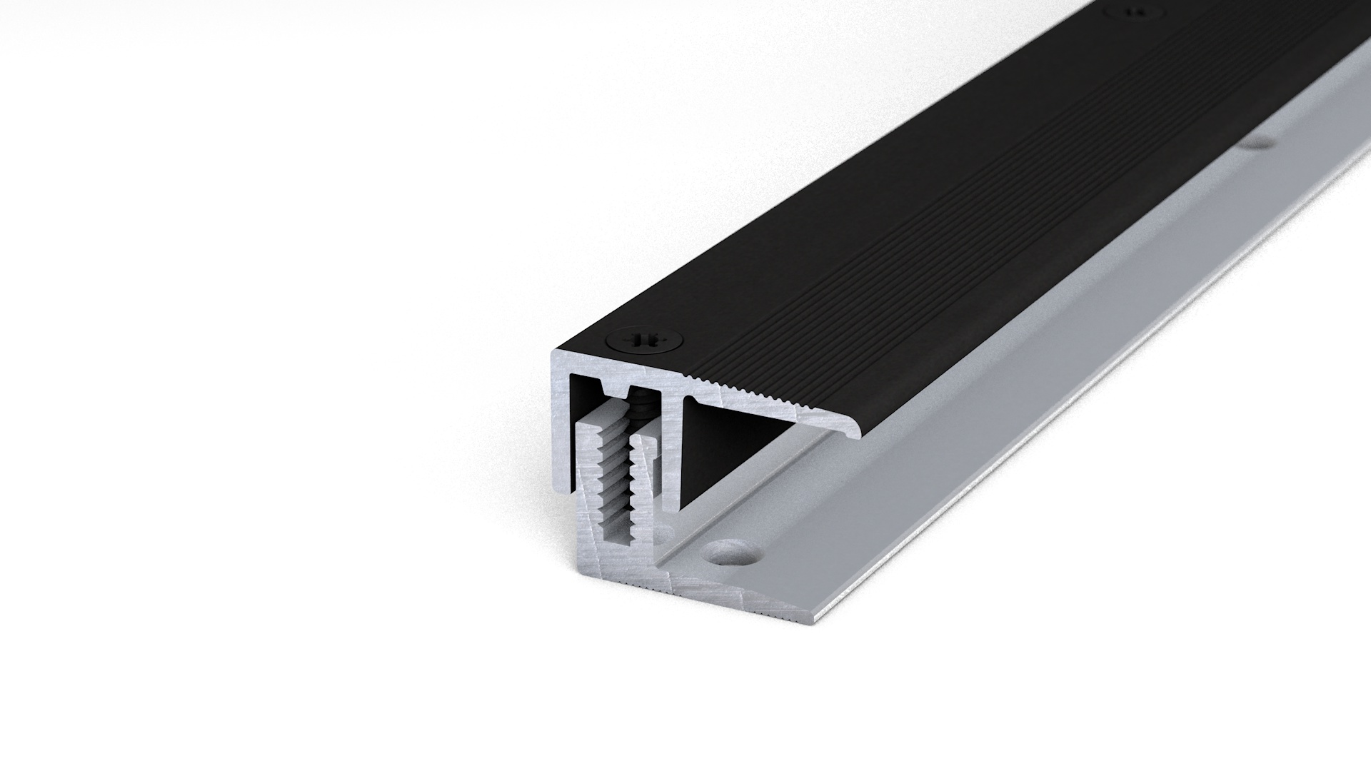 Prinz LPS 220 Abschlussprofil 21 mm - Nr. 222 - Schwarz - 270 cm
