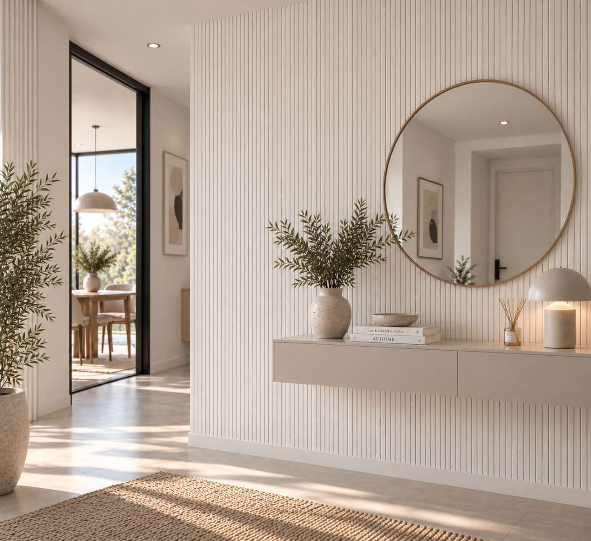 VERO Wandpaneel Weiß 17 x 260 cm | Moderne MDF Wandverkleidung